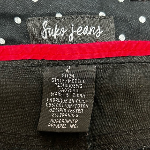 Suko Jeans black & white polka dot cropped pants. Size 2 - Picture 4 of 8